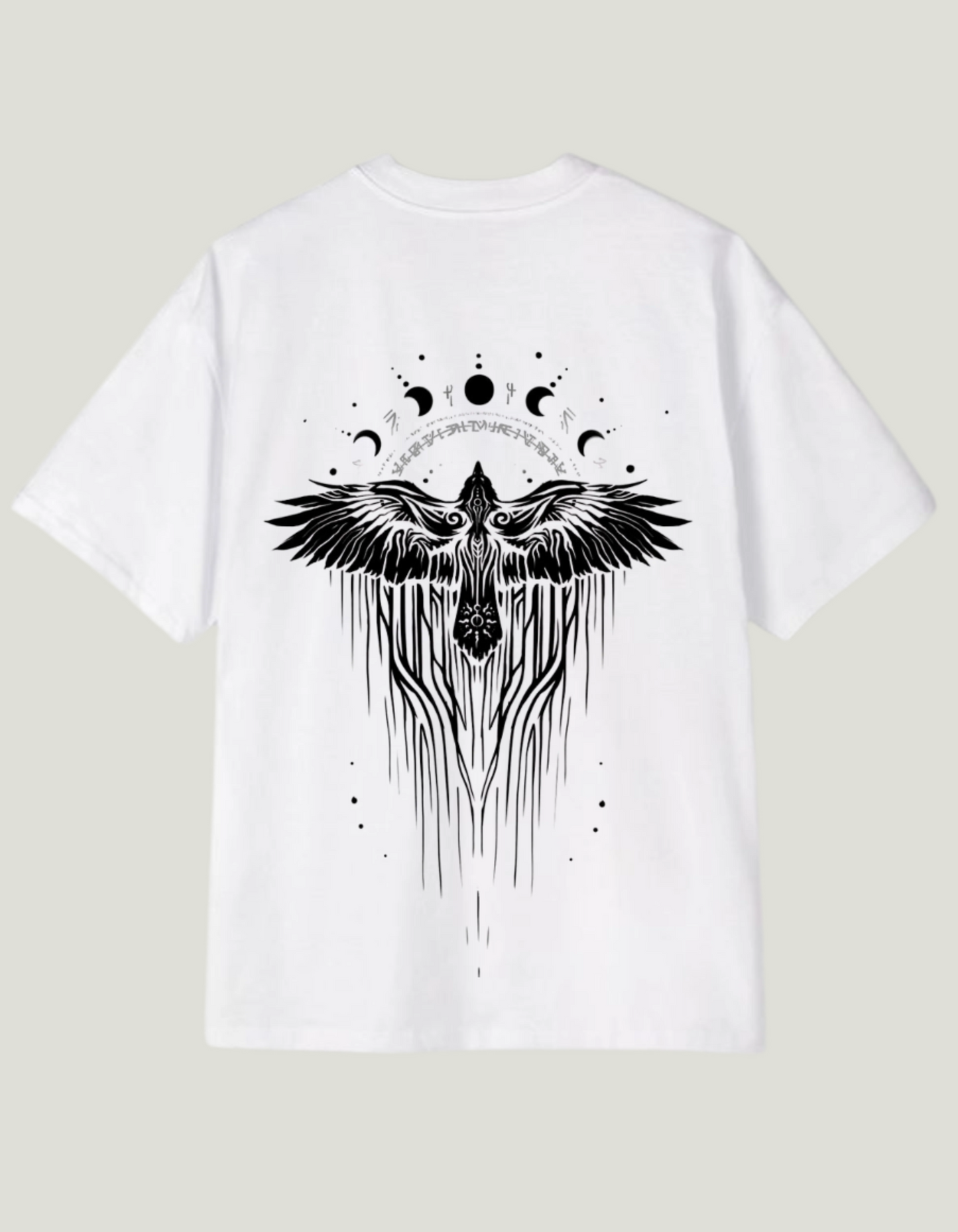 Tribal Bird Oversize T-Shirt